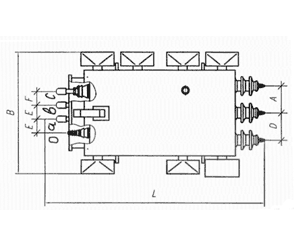 Габаритный чертеж трансформатора ТМЗ